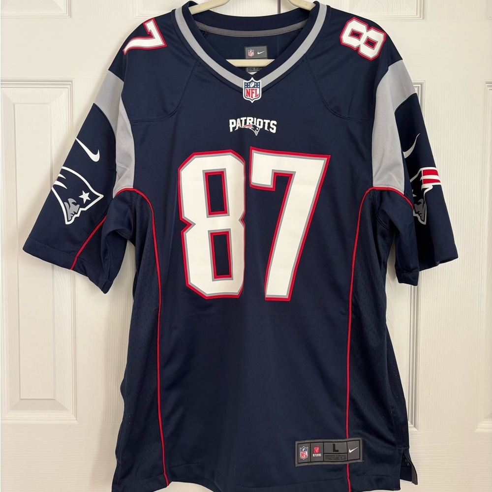 Nike Patriots Gronkowski 87 Jersey